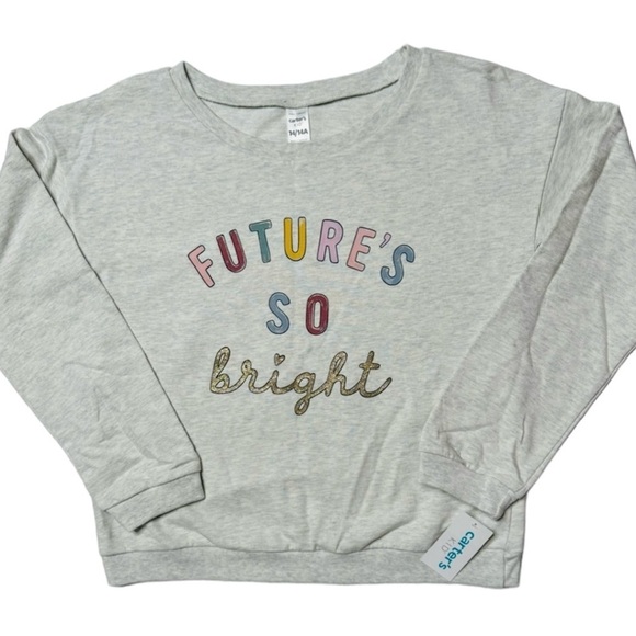 Carter's Other - Carters‎ kid future so bright crewneck sweatshirt
